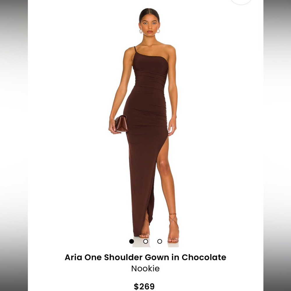 bnwot Nookie Aria Gown in Chocolate